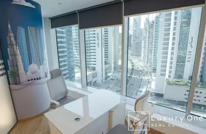 Office Space - Studio - 1 Bathroom for rent in The Prime Tower - Business Bay - Dubai