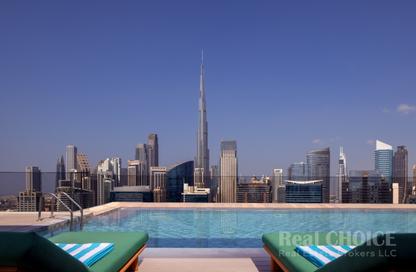 Apartment - 3 Bedrooms for rent in Intercontinental Residences Business Bay - Business Bay - Dubai