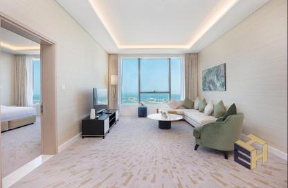 Apartment - 1 Bedroom - 2 Bathrooms for rent in The Palm Tower - Palm Jumeirah - Dubai