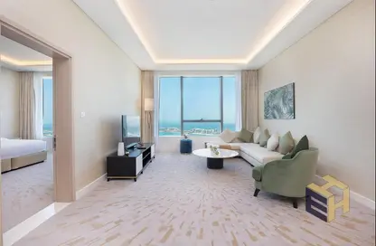 شقة - غرفة نوم - 2 حمامات للايجار في برج النخيل - نخلة جميرا - دبي