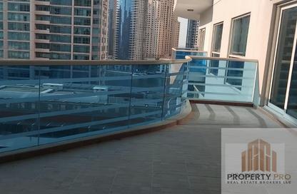 Apartment - 2 - 3 for rent in Cascades Tower - Dubai Marina - Dubai