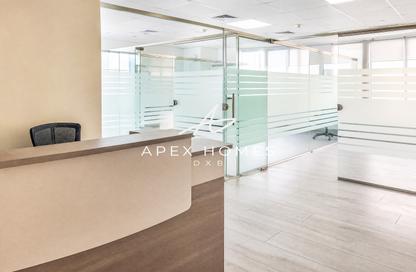 Office Space - Studio - 1 Bathroom for rent in The Prism - Business Bay - Dubai