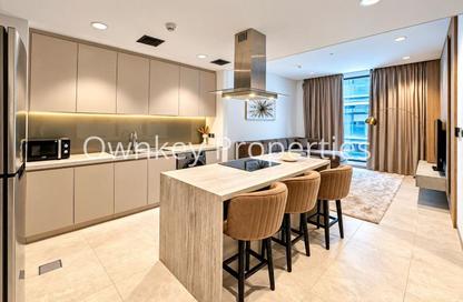 Apartment - 1 - 2 for rent in Aumary Residence - Meydan Avenue - Meydan - Dubai