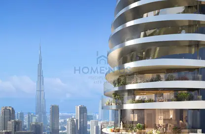 شقة - غرفة نوم - 2 حمامات للبيع في 1 تاج القناة - كانال كراون - الخليج التجاري - دبي