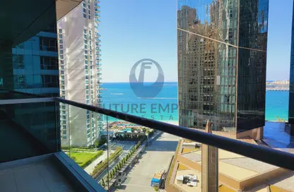 Apartment - 2 Bedrooms - 4 Bathrooms for rent in Al Fattan Marine Towers - Jumeirah Beach Residence - Dubai