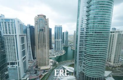 Office Space - Studio - 1 Bathroom for rent in Platinum Tower - Dubai Marina - Dubai