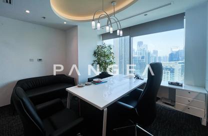 Office Space - Studio - 1 Bathroom for rent in The Binary Tower - Business Bay - Dubai
