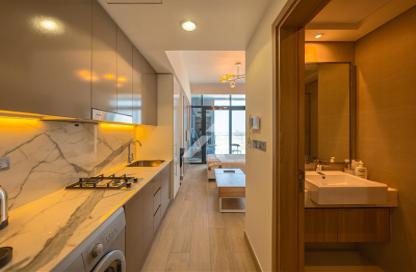 Apartment - Studio - 1 Bathroom for rent in Azizi Riviera 27 - Azizi Riviera - Meydan One - Meydan - Dubai