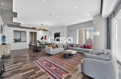 Apartment - 3 Bedrooms - 4 Bathrooms for rent in Damac Heights - Dubai Marina - Dubai