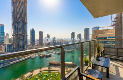 Apartment - 2 - 3 for rent in Sparkle Tower 2 - Sparkle Towers - Dubai Marina - Dubai