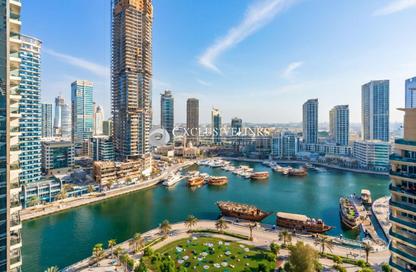 Apartment - 2 - 3 for rent in Sparkle Tower 2 - Sparkle Towers - Dubai Marina - Dubai