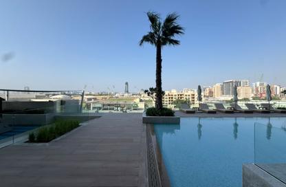 Apartment - Studio - 1 for rent in Binghatti Ghost - Dubai Healthcare City 2 - Al Jaddaf - Dubai Apartment - Studio - 1 for rent in Binghatti Ghost - Dubai Healthcare City 2 - Al Jaddaf - Dubai