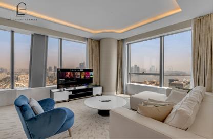 Apartment - 1 - 2 for rent in The Palm Tower - Palm Jumeirah - Dubai