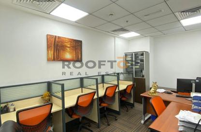 Office Space - Studio - 1 Bathroom for rent in Latifa Tower - Sheikh Zayed Road - Dubai