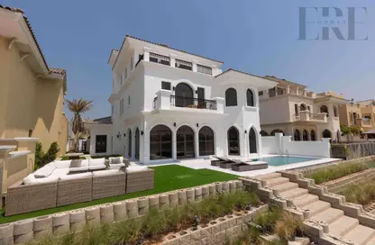 Villa - 5 Bedrooms - 6 Bathrooms for rent in Garden Homes Frond B - Garden Homes - Palm Jumeirah - Dubai