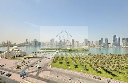Apartment - 3 Bedrooms - 4 Bathrooms for rent in Lotus Tower - Al Majaz 1 - Al Majaz - Sharjah
