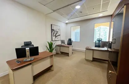 مركز أعمال - استوديو - 4 حمامات للايجار في برج الشيخ راشد - المركز المالي العالمي - دبي