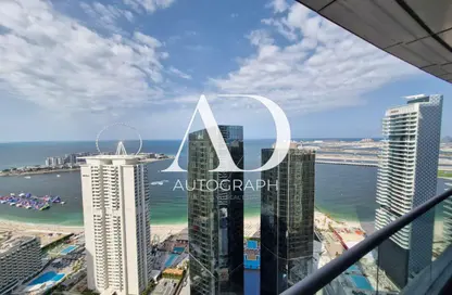 Apartment - 3 Bedrooms - 4 Bathrooms for rent in Al Fattan Marine Tower - Al Fattan Marine Towers - Jumeirah Beach Residence - Dubai