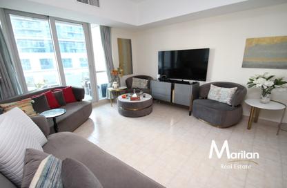 Apartment - 1 - 2 for rent in The Waves Tower A - The Waves - Dubai Marina - Dubai