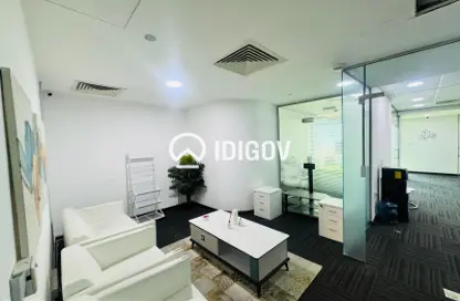 Office Space - Studio - 1 Bathroom for rent in The Prism - Business Bay - Dubai