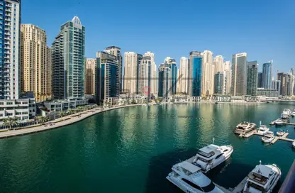 Apartment - 3 Bedrooms - 4 Bathrooms for rent in Ary Marina View Tower - Dubai Marina - Dubai