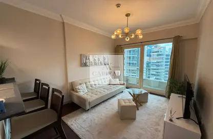شقة - غرفة نوم - 1 حمام للايجار في برج مانشستر - دبي مارينا - دبي