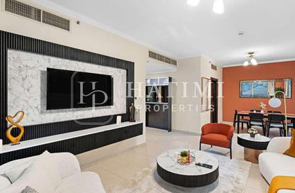 Apartment - 1 Bedroom - 2 Bathrooms for rent in Marina Quays West - Marina Quays - Dubai Marina - Dubai