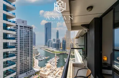 Apartment - 1 Bedroom - 1 Bathroom for rent in Escan Tower - Dubai Marina - Dubai