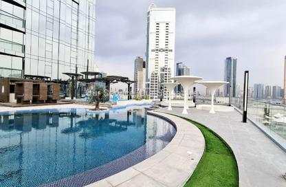 Apartment - 2 Bedrooms - 3 Bathrooms for rent in Faradis Tower - Al Mamzar - Sharjah - Sharjah