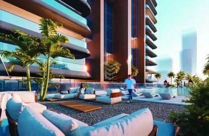 Apartment - 2 Bedrooms - 4 Bathrooms for sale in Al Ghaf Tower - Al Khan - Sharjah