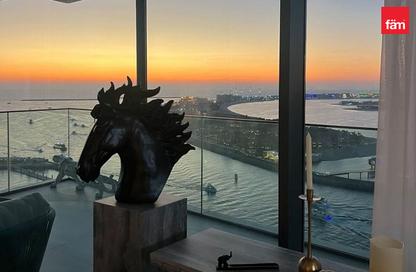 Apartment - 3 - 4 for rent in Beach Vista Tower 1 - Beach Vista - Emaar Beachfront - Dubai Harbour - Dubai