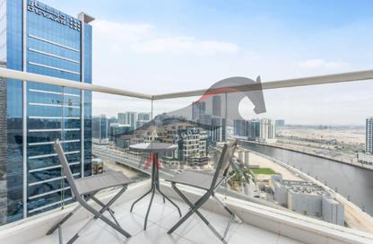 Apartment - Studio - 1 Bathroom for rent in Damac Maison Prive B - Damac Maison Prive - Business Bay - Dubai
