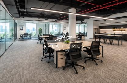 Office Space - Studio - 1 Bathroom for rent in Hills Business Park Building 3 - Hills Business Park - Dubai Hills Estate - Dubai