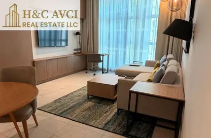 شقة - غرفة نوم - 2 حمامات للايجار في أفيني تريبيوت بورتفوليو ريزيدنسز - الجداف - دبي