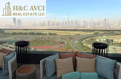 شقة - غرفة نوم - 2 حمامات للايجار في أفيني تريبيوت بورتفوليو ريزيدنسز - الجداف - دبي