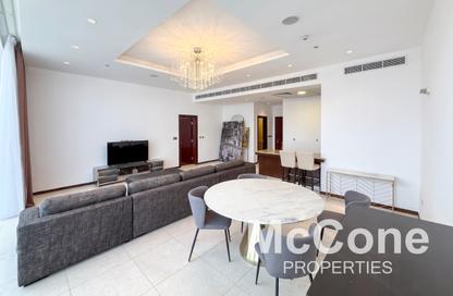 Apartment - 1 - 2 for rent in Ruby - Tiara Residences - Palm Jumeirah - Dubai