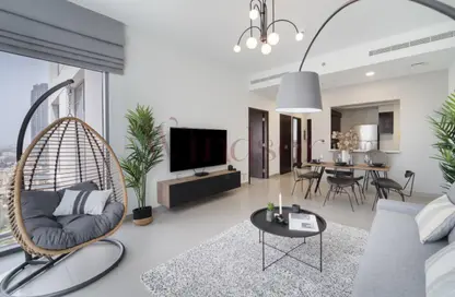 شقة - غرفة نوم - 2 حمامات للايجار في بلفيو برج 2 - أبراج بلفيو - وسط مدينة دبي - دبي