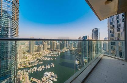 Apartment - 2 - 3 for rent in Damac Heights - Dubai Marina - Dubai