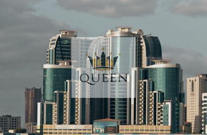 Apartment - 2 Bedrooms - 2 Bathrooms for rent in Orient Tower 1 - Orient Towers - Al Bustan - Ajman