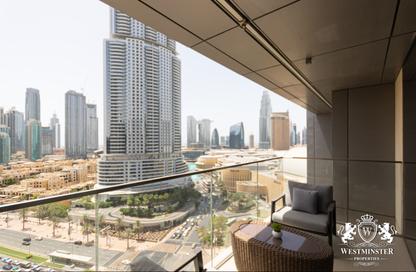 Apartment - 2 - 3 for rent in Boulevard Point - Downtown Dubai - Dubai