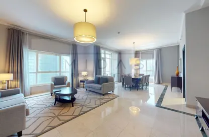 Hotel  and  Hotel Apartment - 3 Bedrooms - 5 Bathrooms for rent in Marriott Harbour Hotel and Suites - Dubai Marina - Dubai