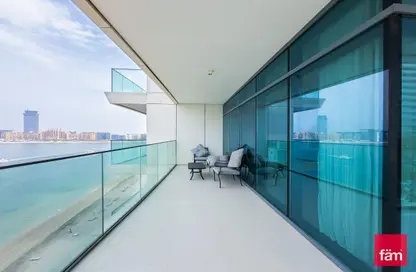 Apartment - 3 Bedrooms - 3 Bathrooms for rent in Beach Vista Tower 2 - Beach Vista - EMAAR Beachfront - Dubai Harbour - Dubai