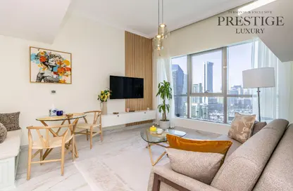 شقة - غرفة نوم - 2 حمامات للايجار في باي سنترال غرب - باي سنترال - دبي مارينا - دبي