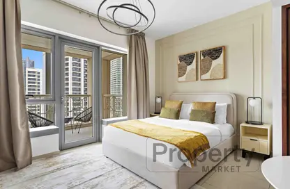 شقة - 1 حمام للايجار في 29-1 برج بوليفارد - برج بوليفارد 29 - وسط مدينة دبي - دبي