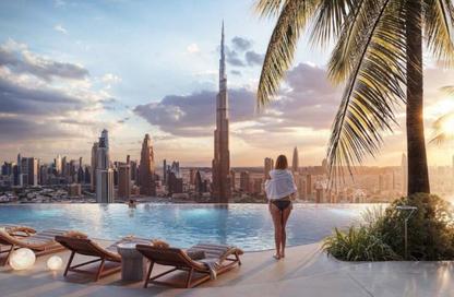Apartment - 1 Bedroom - 2 Bathrooms for sale in Tiger Sky Tower - Business Bay - Dubai