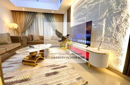 Apartment - 3 Bedrooms - 3 Bathrooms for rent in Beach Tower 2 - Al Khan Lagoon - Al Khan - Sharjah Apartment - 3 Bedrooms - 3 Bathrooms for rent in Beach Tower 2 - Al Khan Lagoon - Al Khan - Sharjah