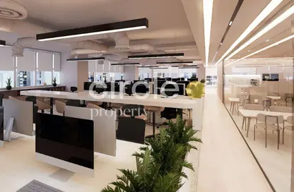 Office Space - Studio - 4 Bathrooms for rent in The Court Tower - Business Bay - Dubai