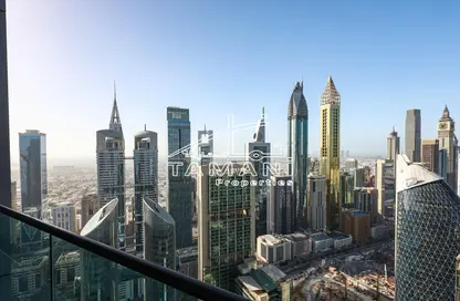 شقة - 2 غرف نوم - 3 حمامات للايجار في برج إندكس - مركز دبي المالي العالمي - دبي