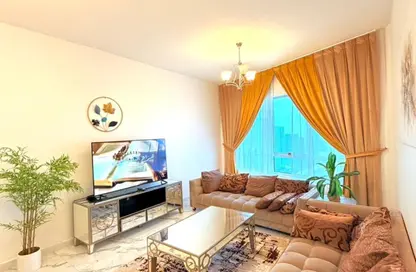 Apartment - 3 Bedrooms - 3 Bathrooms for rent in Beach Tower 1 - Al Khan Lagoon - Al Khan - Sharjah