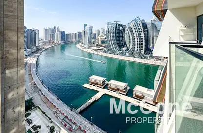 شقة - غرفة نوم - 2 حمامات للايجار في بن غاطي كانال - الخليج التجاري - دبي